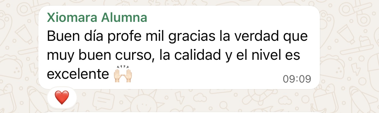 Reseña alumno
