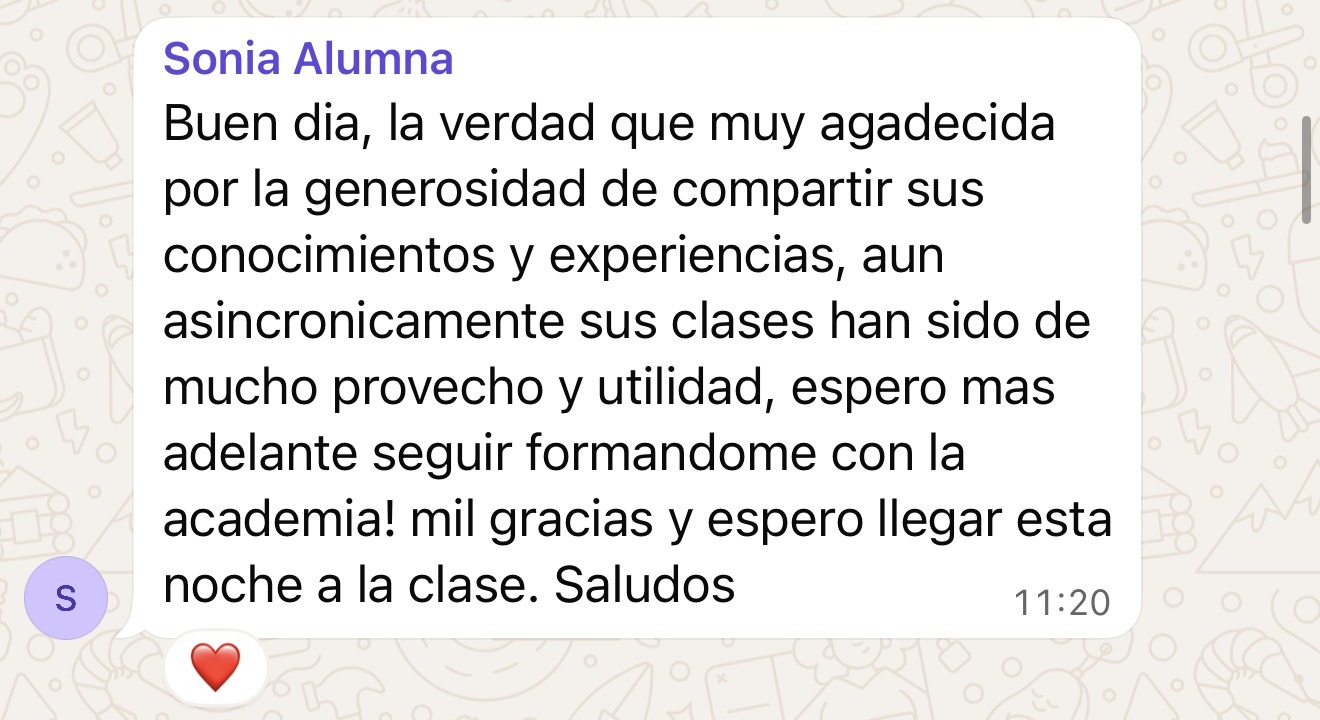 Reseña alumno