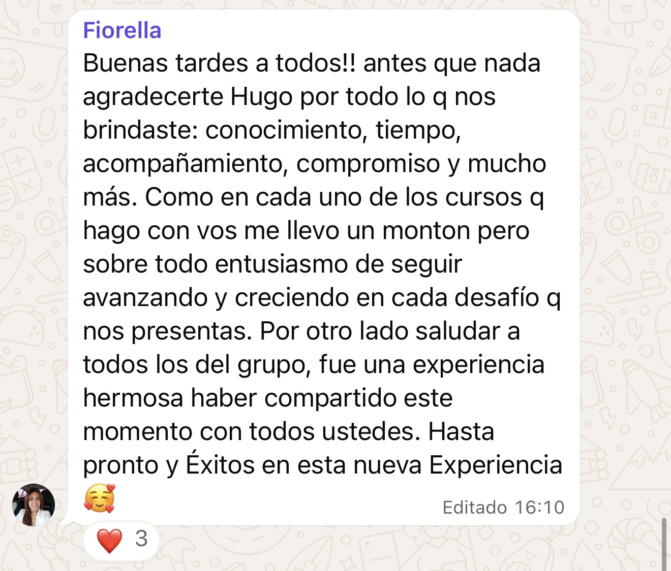 Reseña alumno
