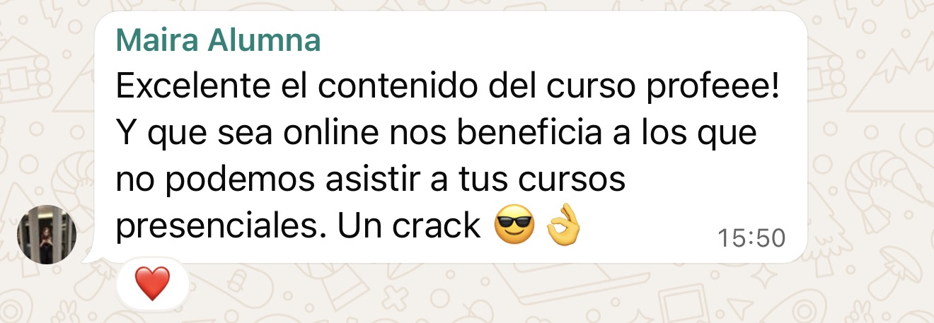 Reseña alumno