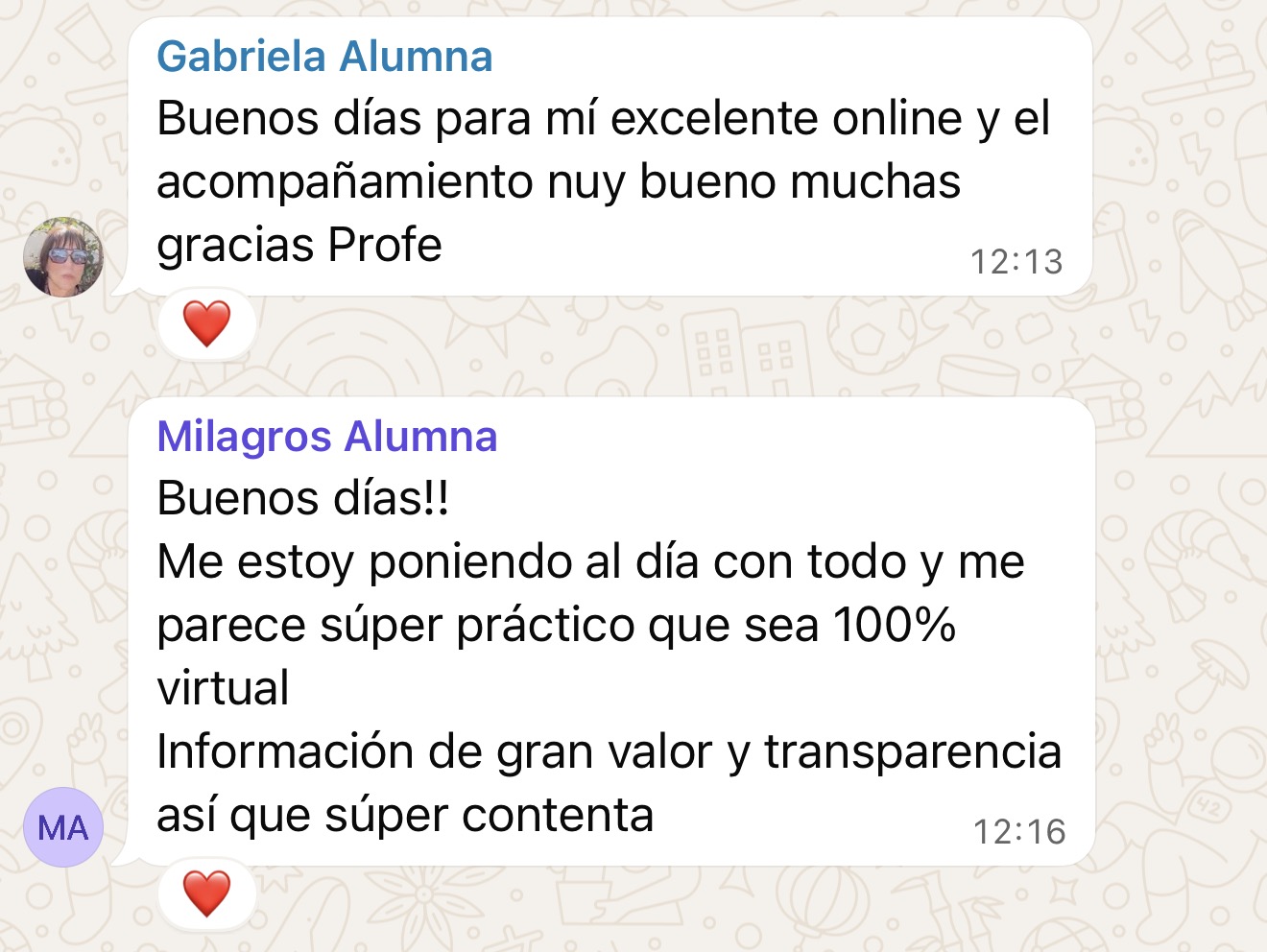 Reseña alumno
